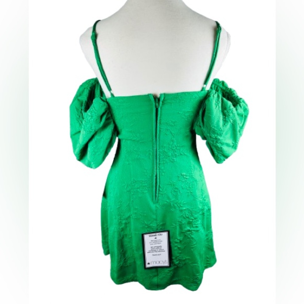 NWT City Studio Vibrant Green Dress Size S - Picture 3 of 6